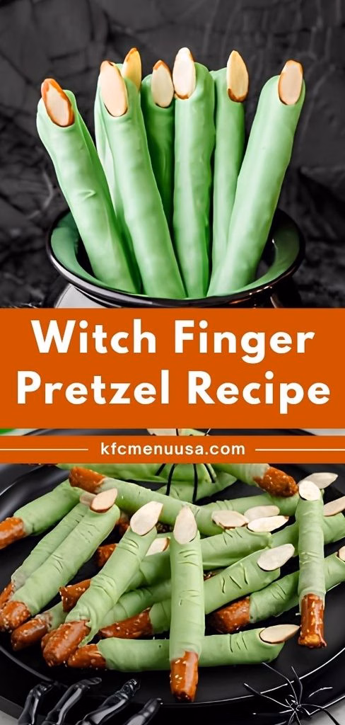 Witch Finger Pretzels Recipe