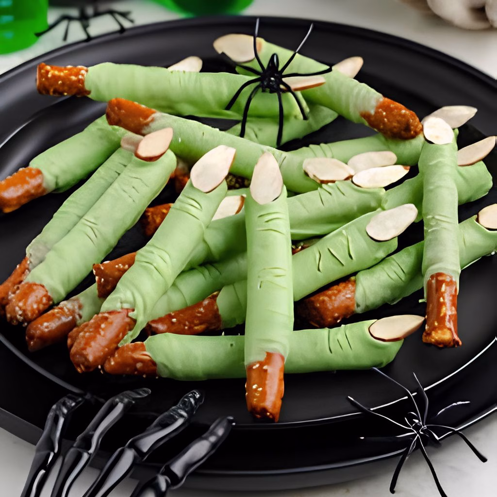 Witch Finger Pretzels Recipe