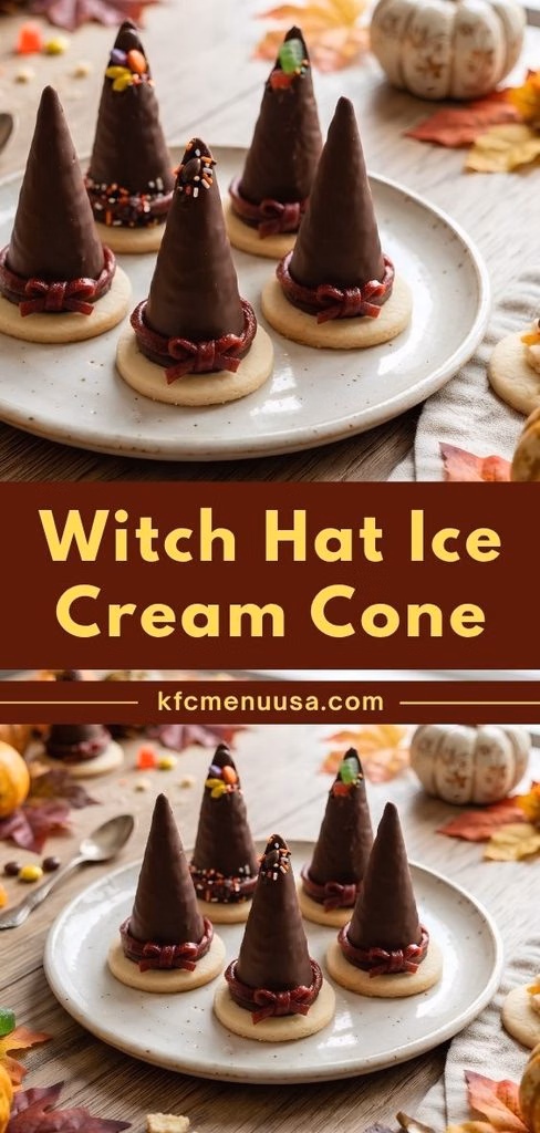 Witch Hat Ice Cream Cone Recipe