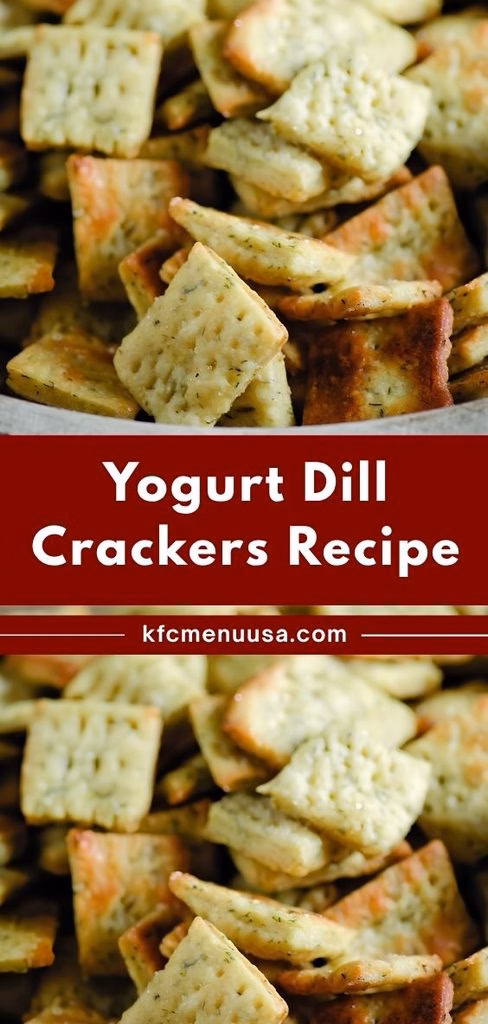 Yogurt Dill Crackers Recipe