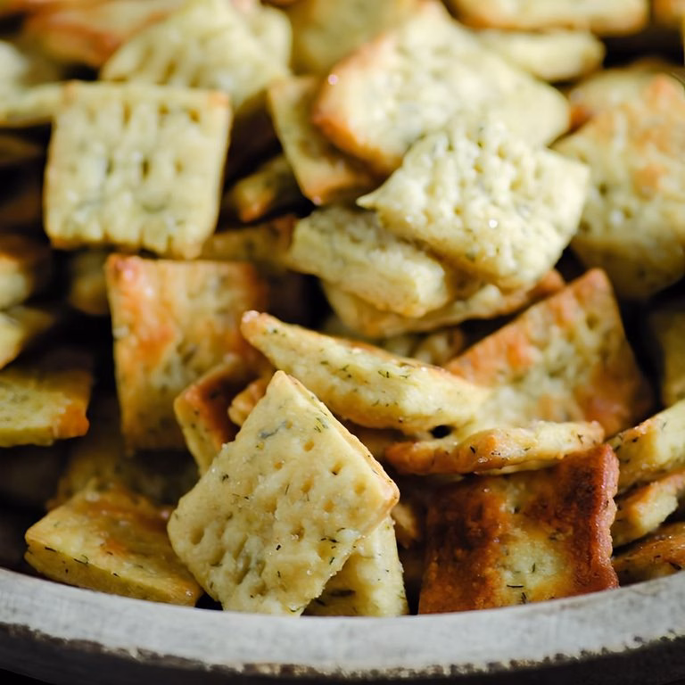 Yogurt Dill Crackers Recipe