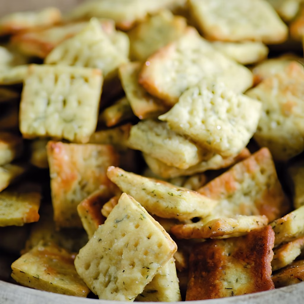 Yogurt Dill Crackers Recipe