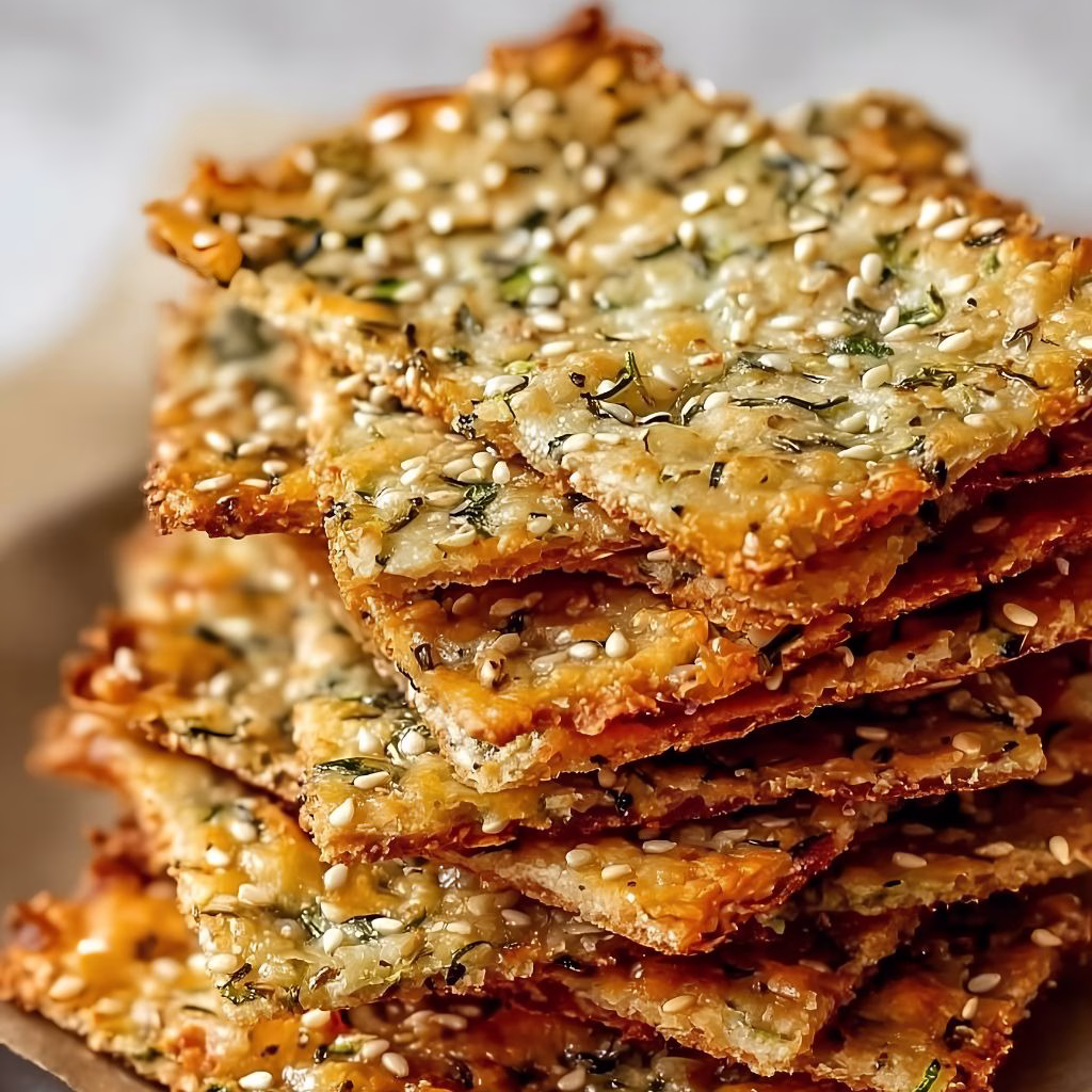 Zucchini Herb Crackers Recipe