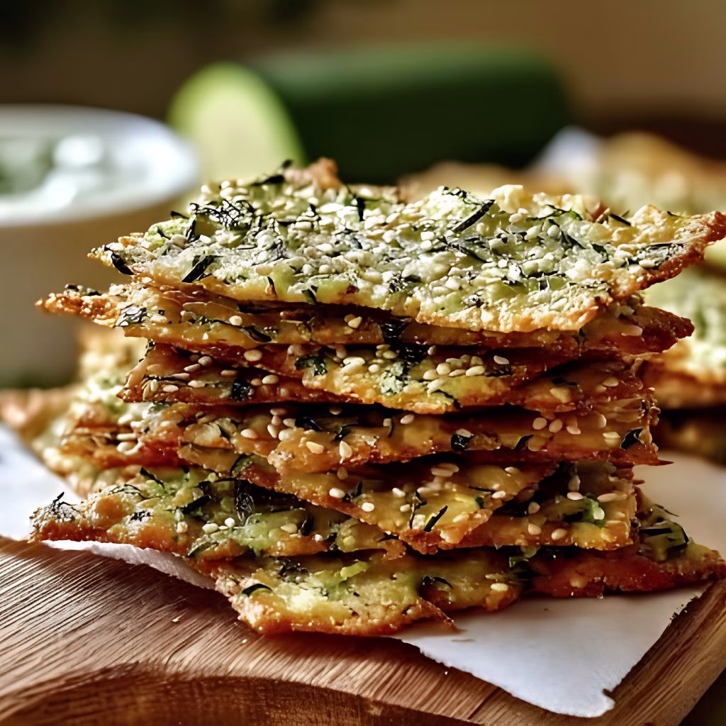 Zucchini Herb Crackers Recipe
