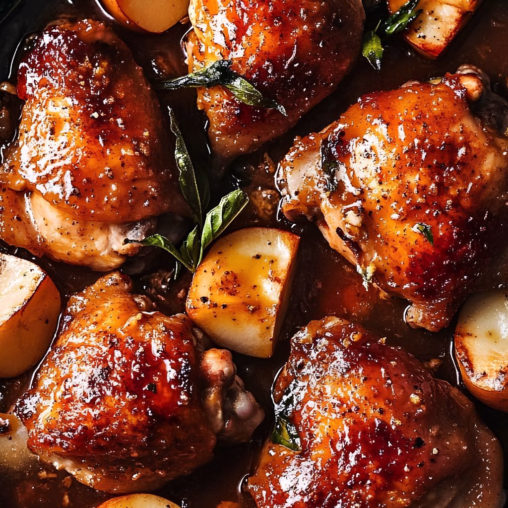 Apple Cider Glazed Chicken Recipe