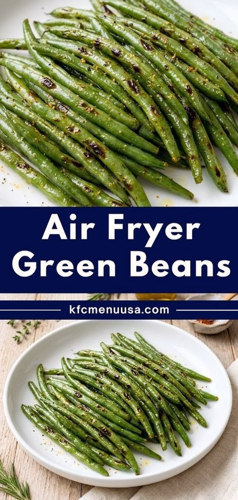 Air Fryer Green Beans Recipe