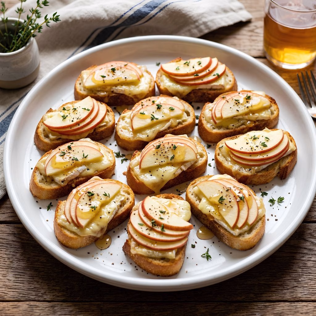 Apple Brie Crostini Thanksgiving Recipe