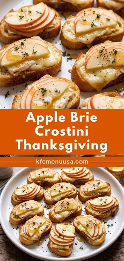 Apple Brie Crostini Thanksgiving Recipe