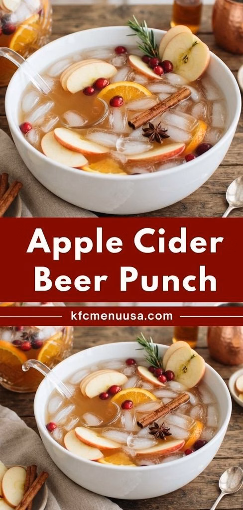 Apple Cider Beer Punch Recipe