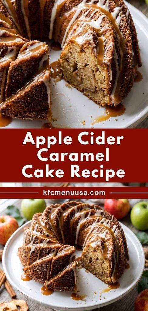 Apple Cider Caramel Cake Recipe