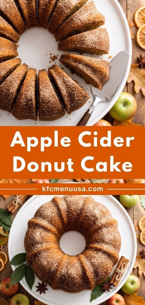 Apple Cider Donut Cake Recipe