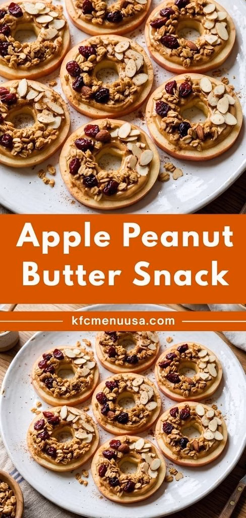 Apple Peanut Butter Snack Recipe