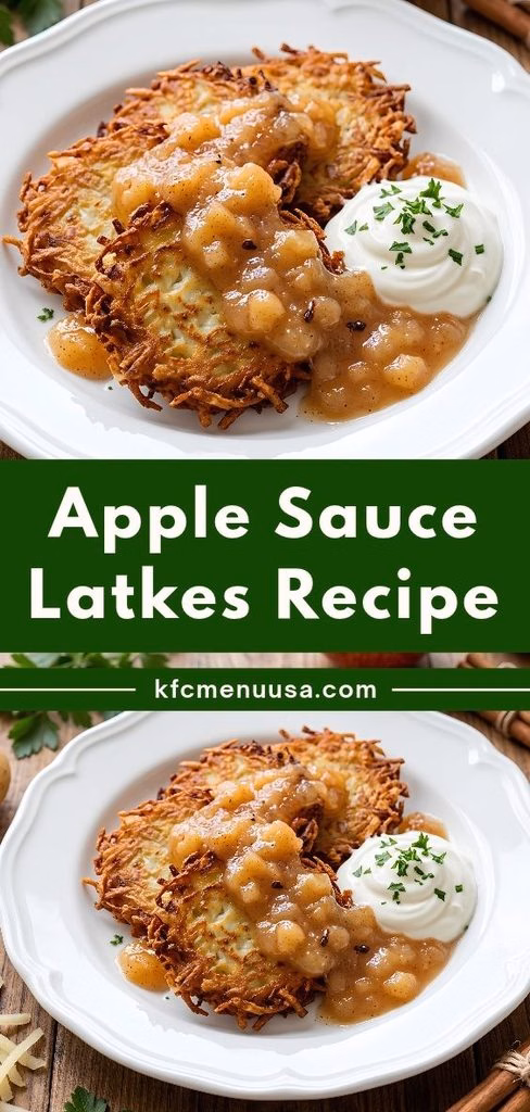 Apple Sauce Latkes Recipe
