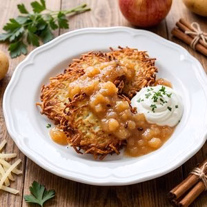 Apple Sauce Latkes Recipe