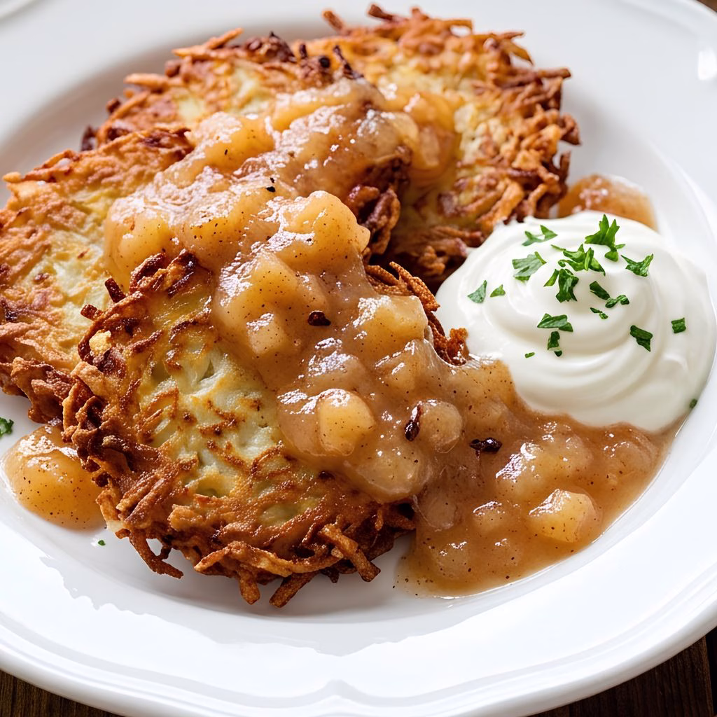 Apple Sauce Latkes Recipe