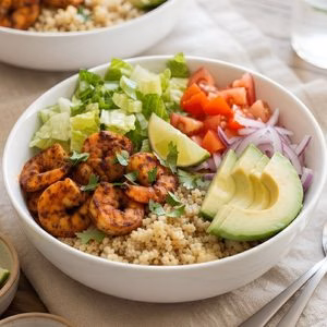 Avocado Shrimp Quinoa Salad Recipe