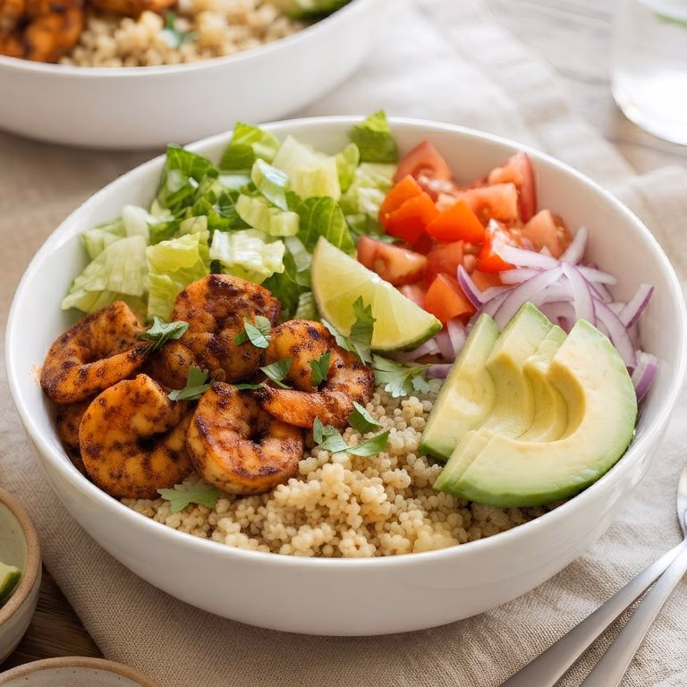 Avocado Shrimp Quinoa Salad Recipe