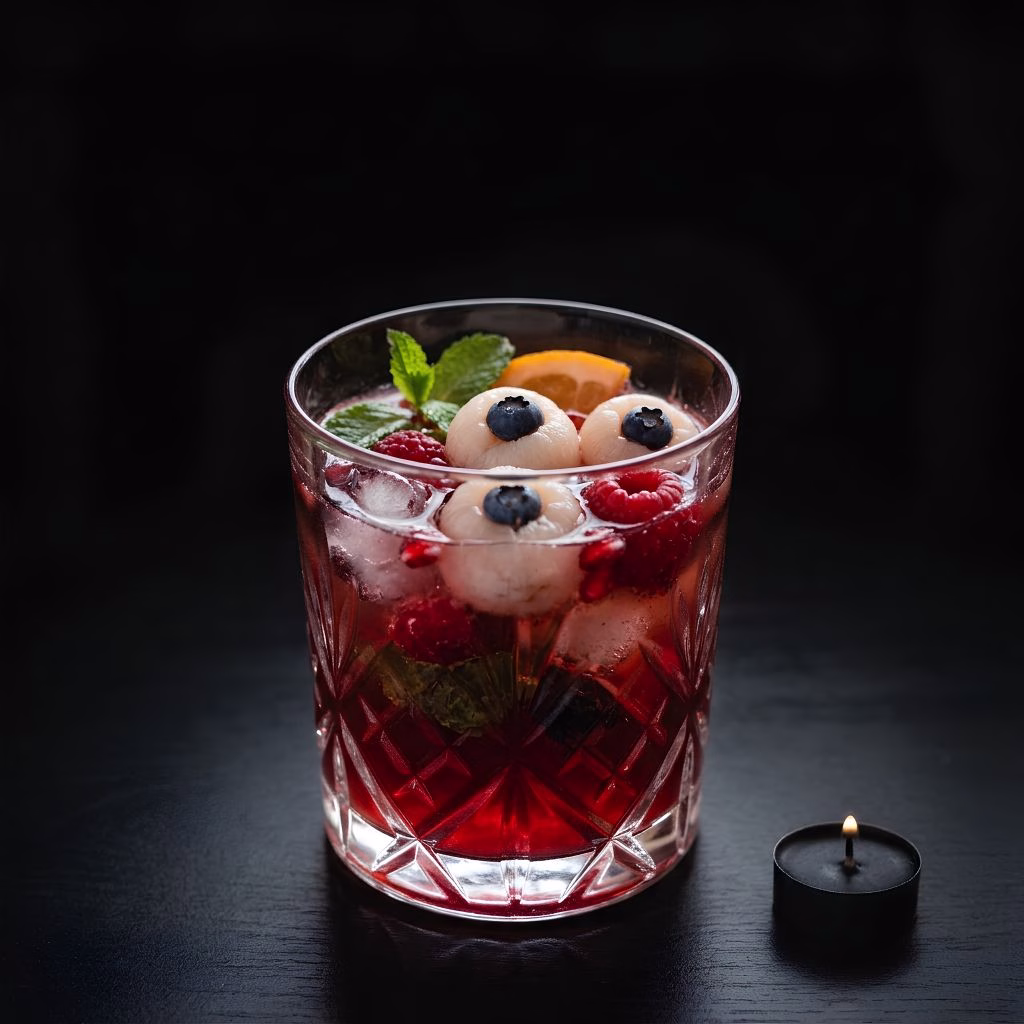 Blueberry Lychee Eyeball Punch Recipe