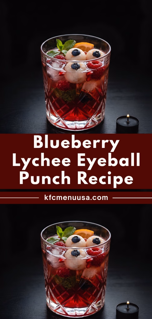 Blueberry Lychee Eyeball Punch Recipe