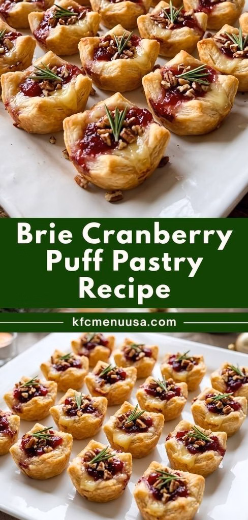 Brie Cranberry Puff Pastry Recipe