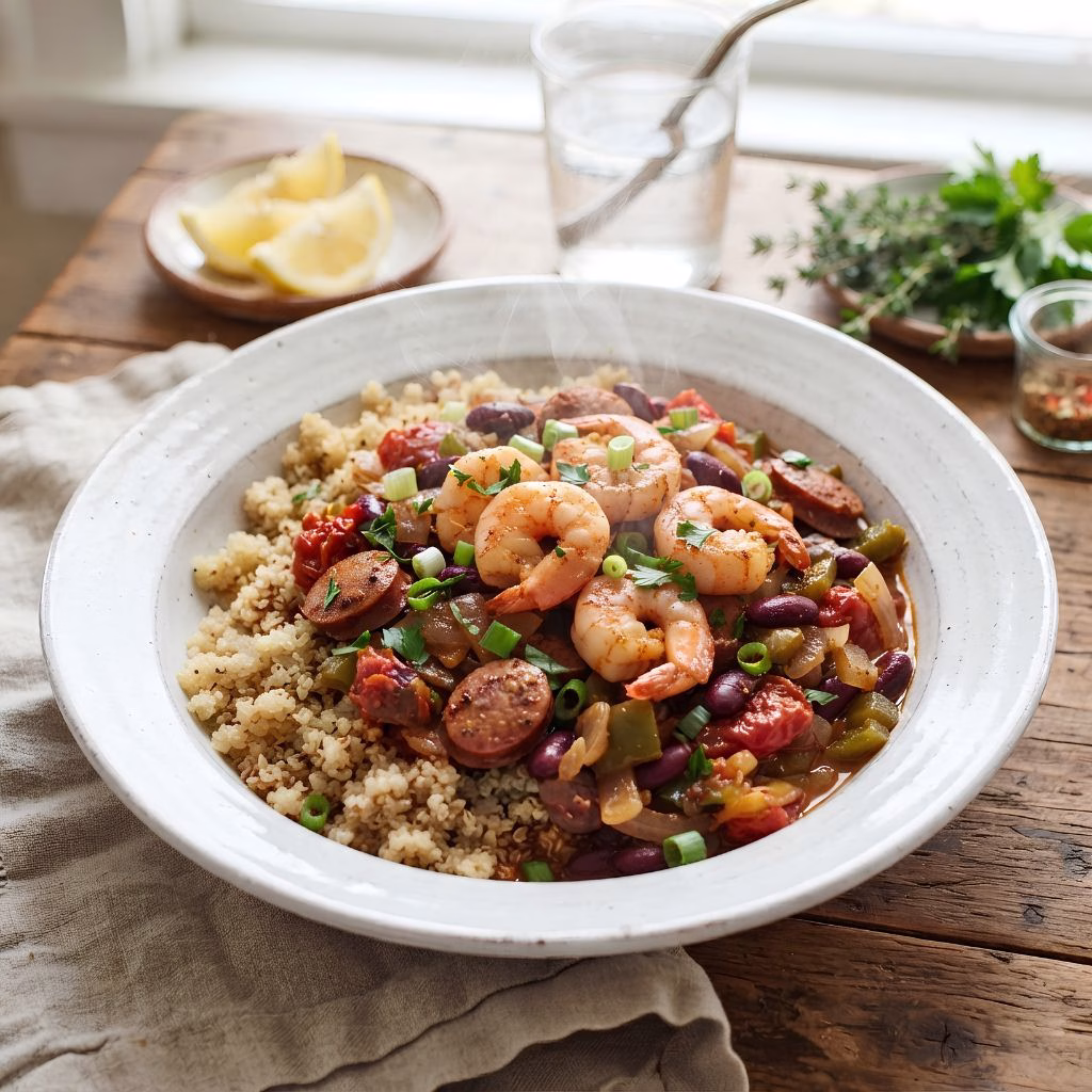 Cajun Shrimp Quinoa Recipe