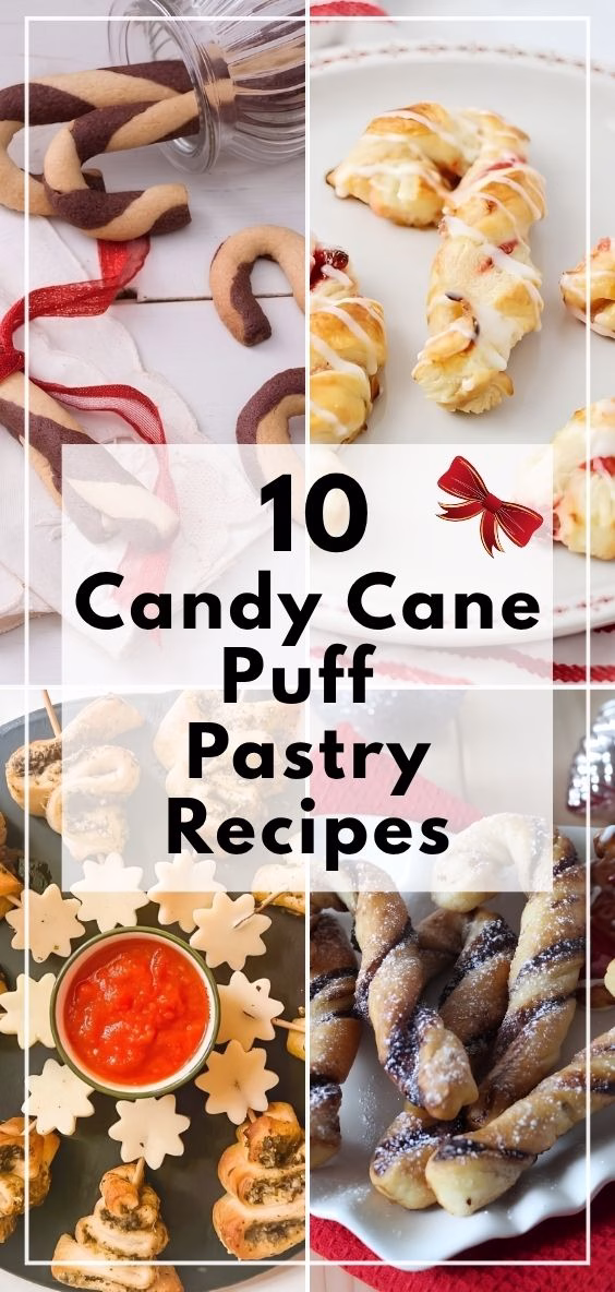 Candy Cane Puff Pastry Recipes