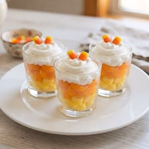 Candy Corn Fruit Cup Recipe