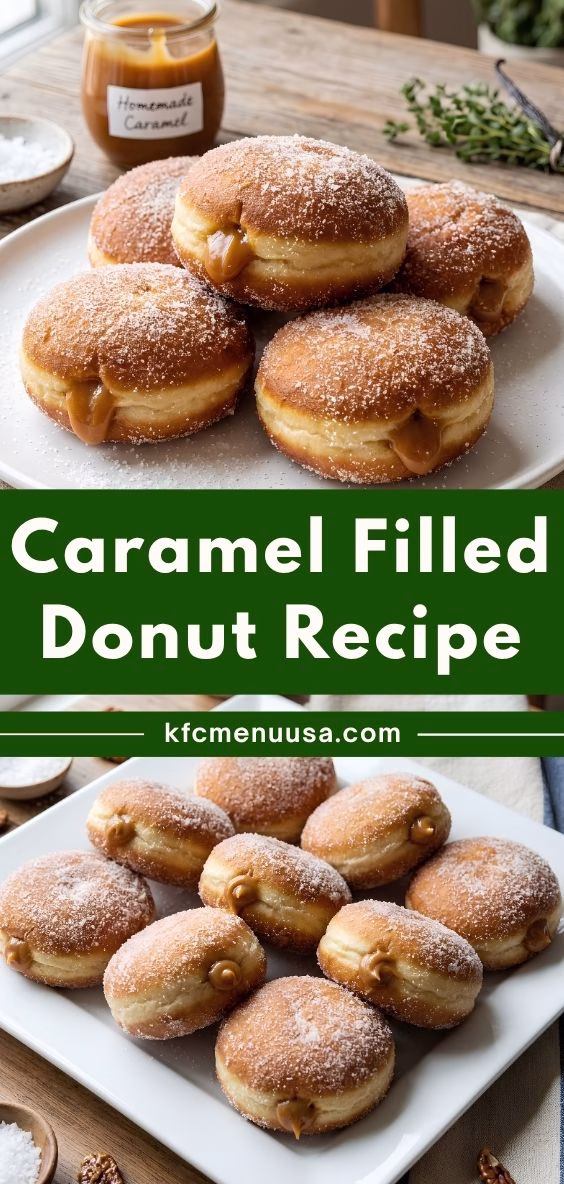Caramel Filled Donut Recipe