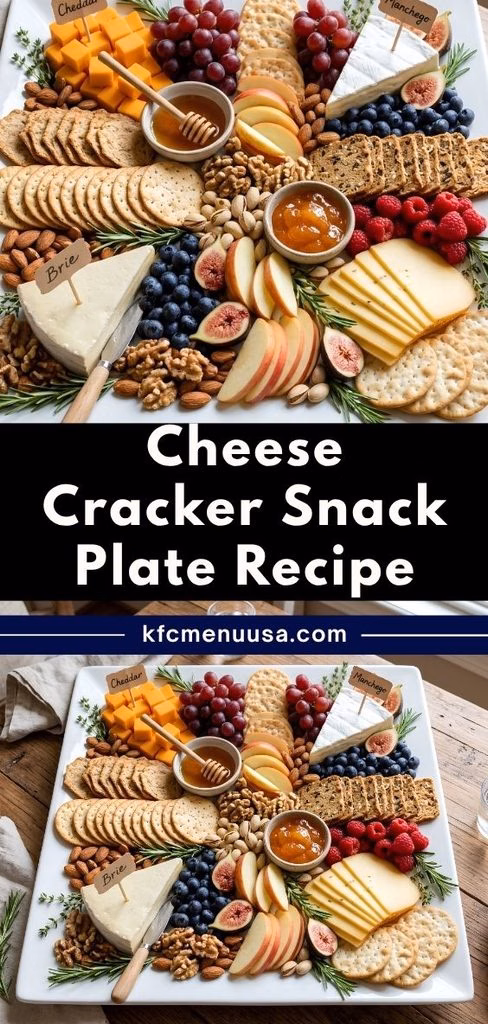 Cheese Cracker Snack Plate Recipe