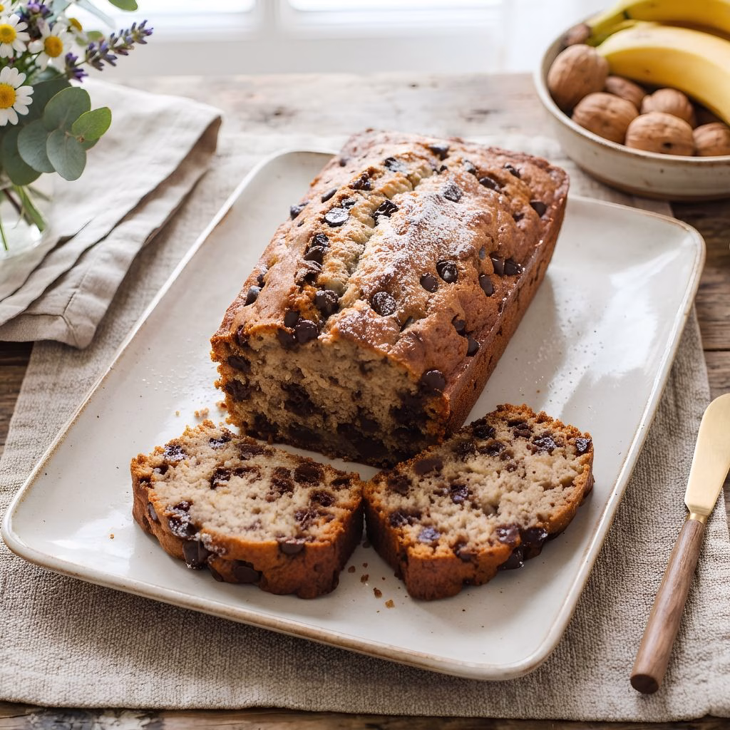 Chocolate Chip Banana Bread Recipe