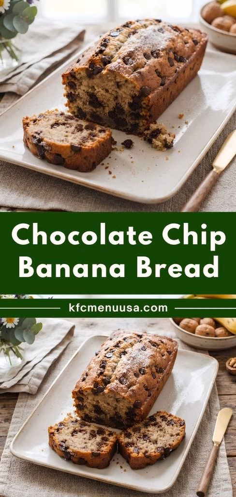 Chocolate Chip Banana Bread Recipe