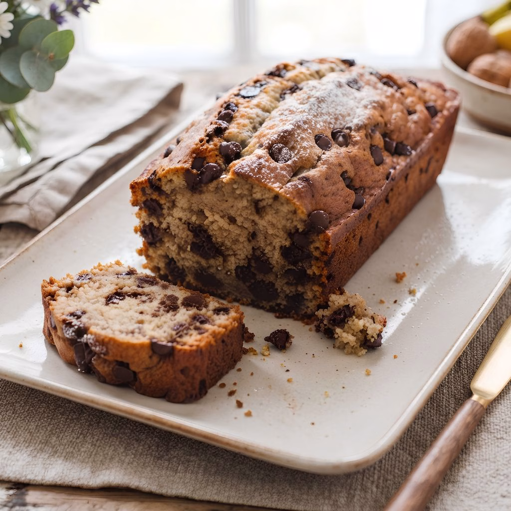 Chocolate Chip Banana Bread Recipe