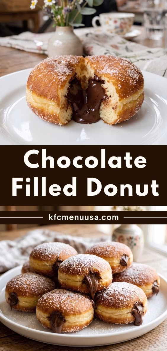 Chocolate Filled Donut Recipe