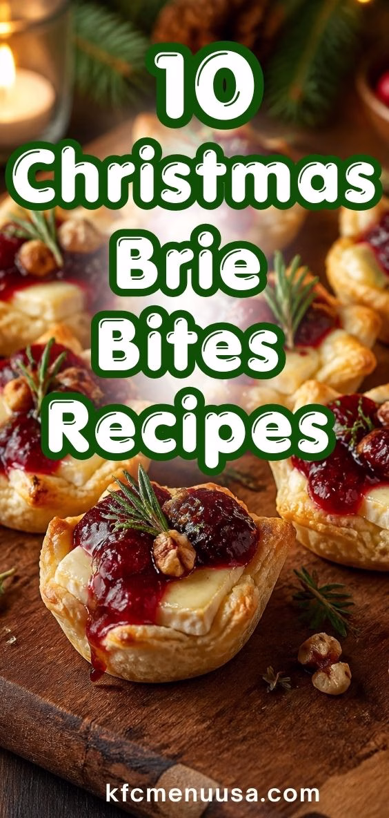 Christmas Brie Bites Recipes