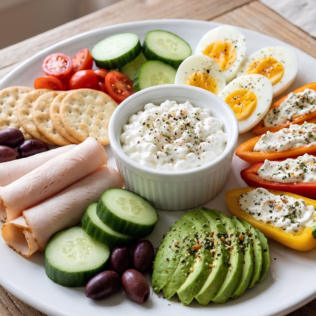 Cottage Cheese Snack Plate Recipe
