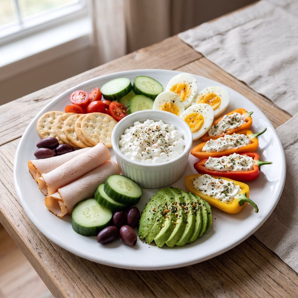Cottage Cheese Snack Plate Recipe