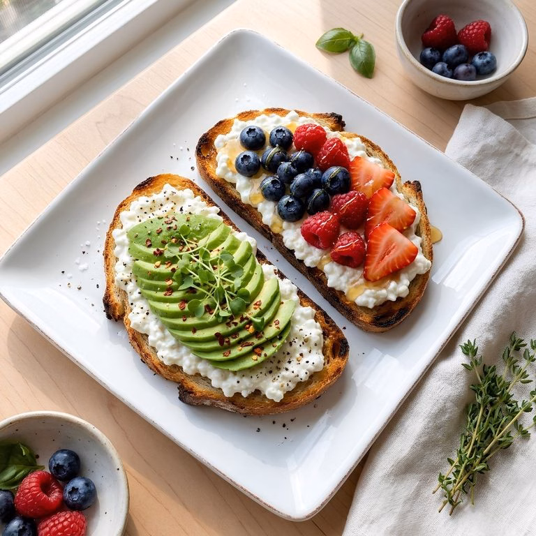 Cottage Cheese Toast Recipe