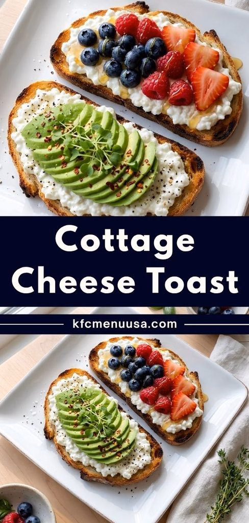 Cottage Cheese Toast Recipe