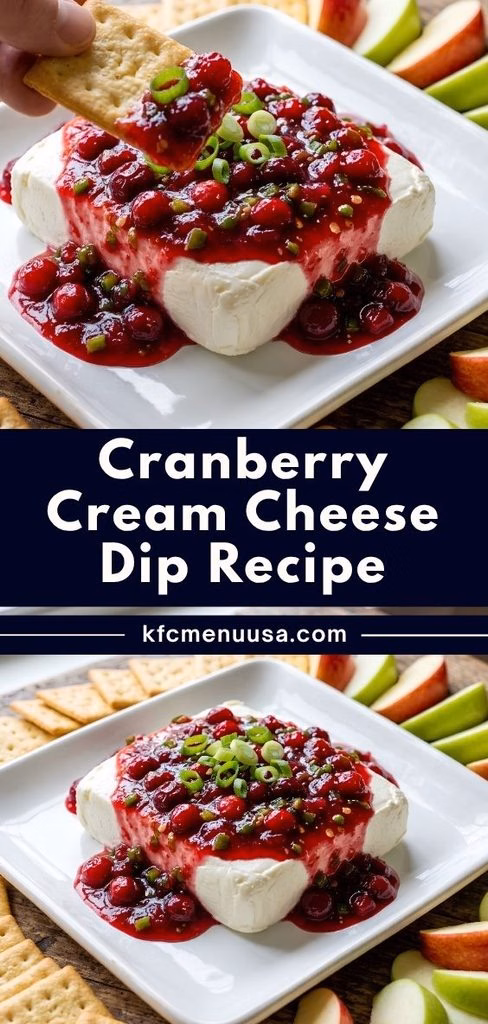 Cranberry Cream Cheese Dip Recipe