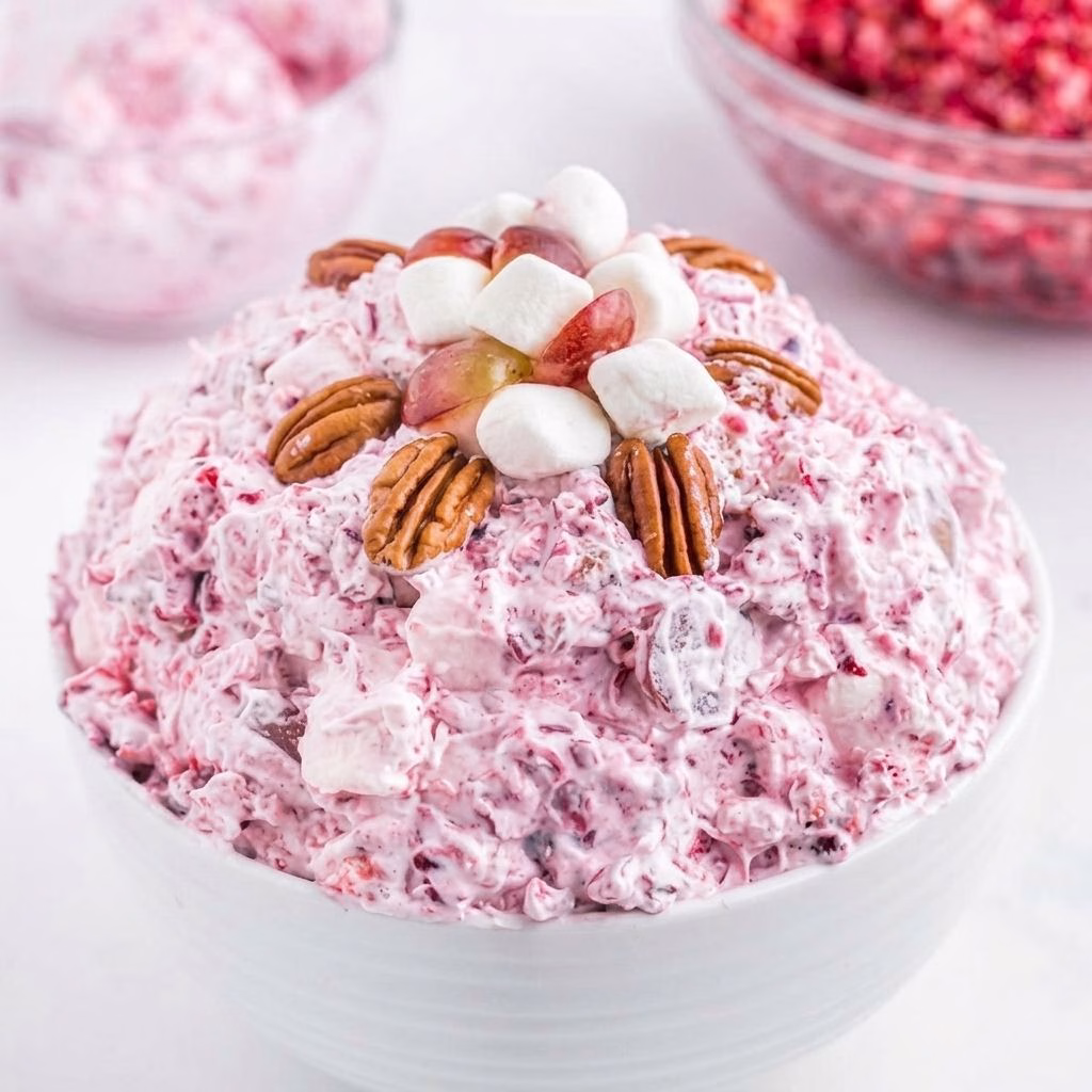 Cranberry Fluff with Pecans