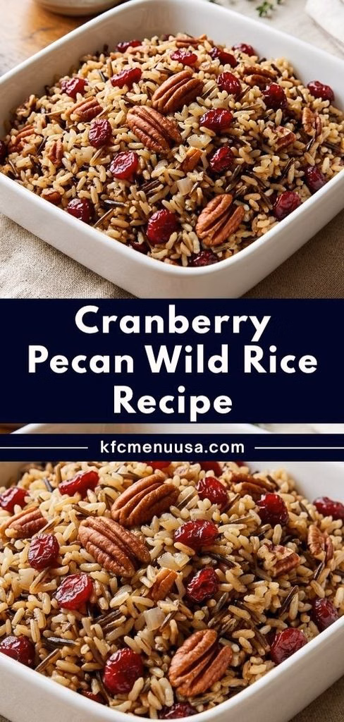 Cranberry Pecan Wild Rice Recipe