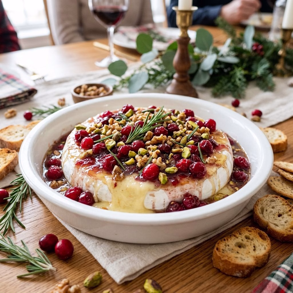 Cranberry Walnut Brie Recipe