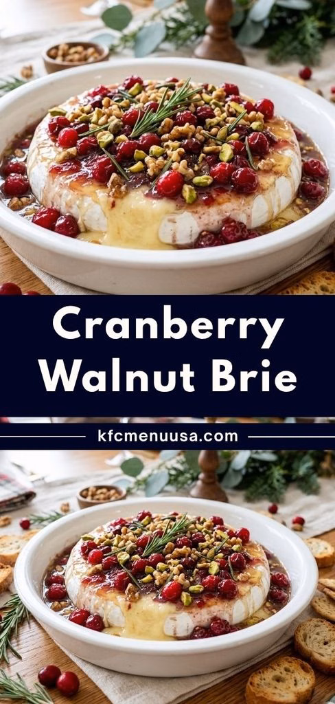 Cranberry Walnut Brie Recipe