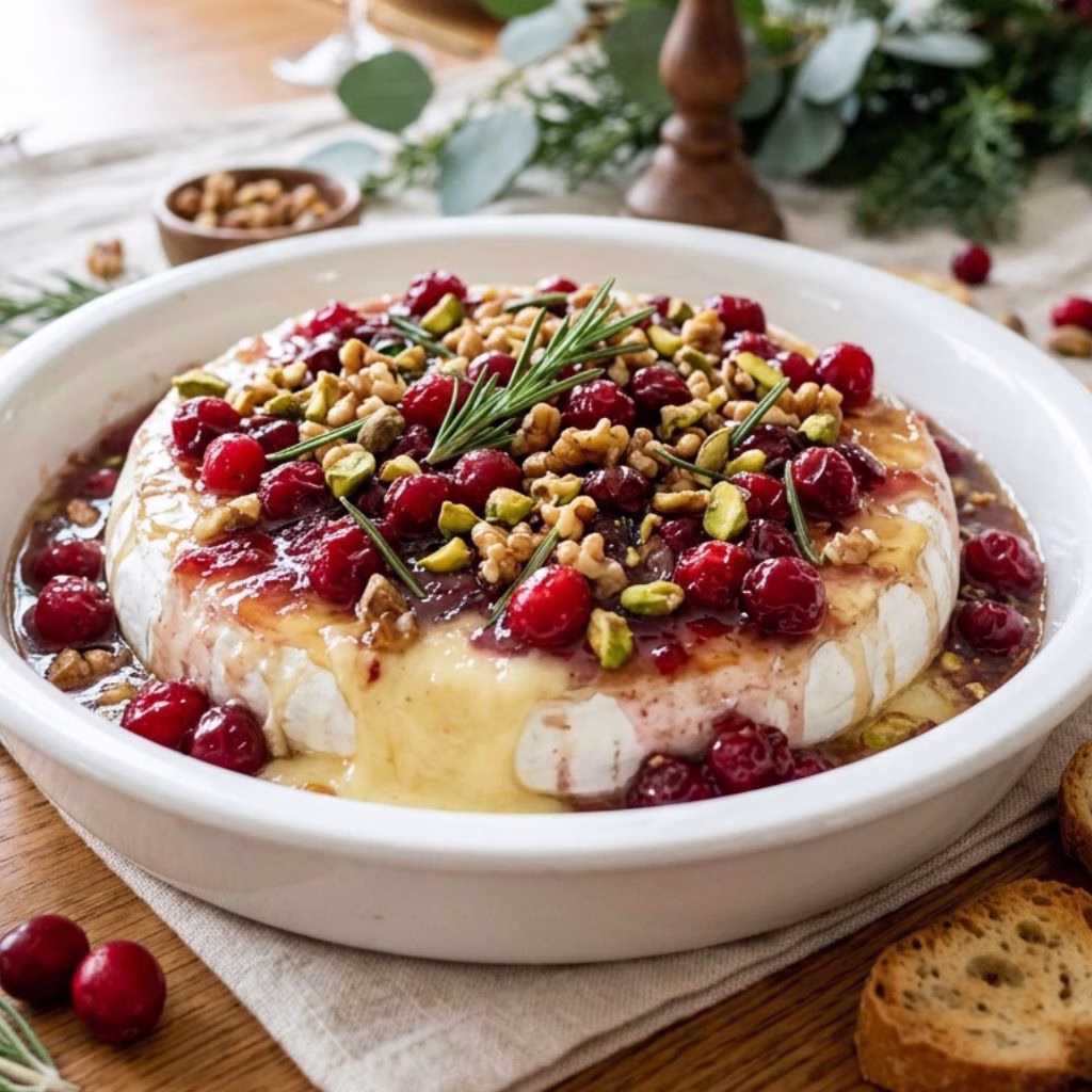 Cranberry Walnut Brie Recipe
