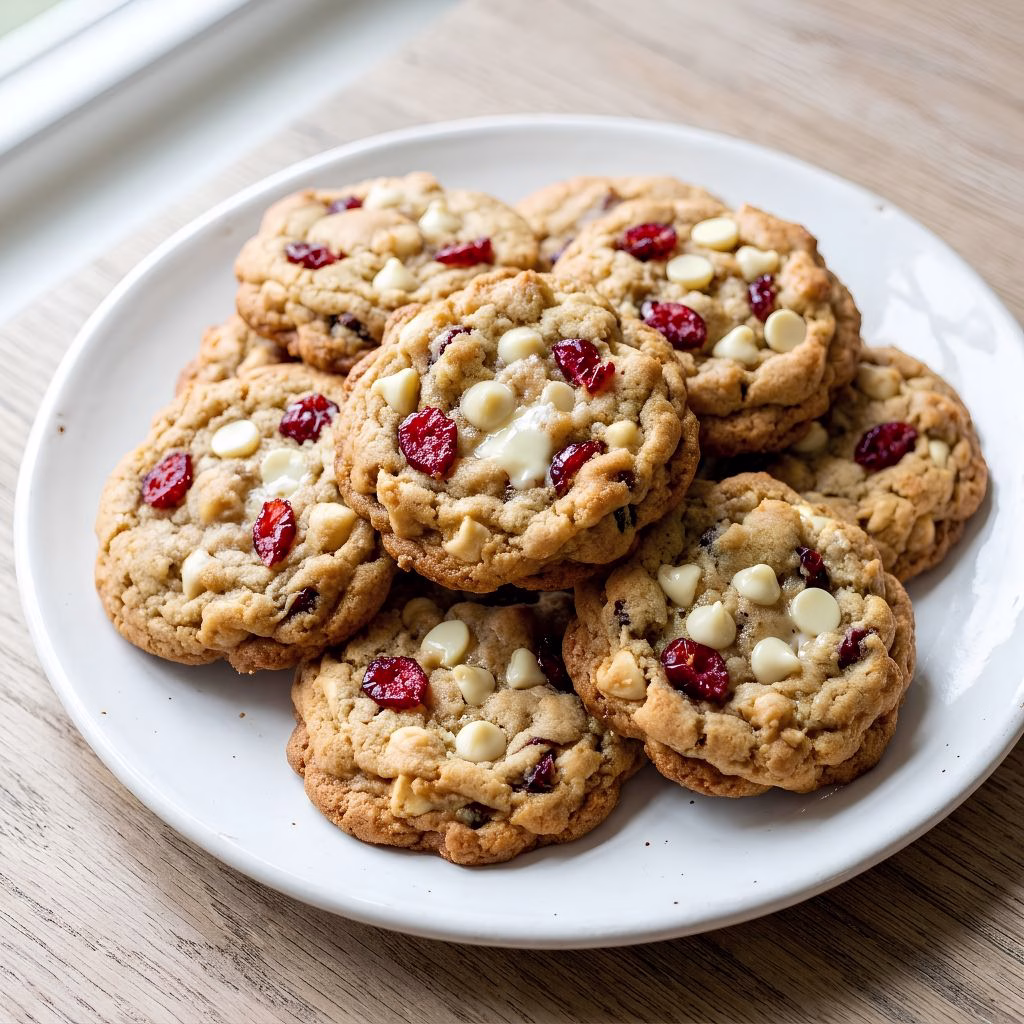Cranberry White Chocolate Cookies Recipe