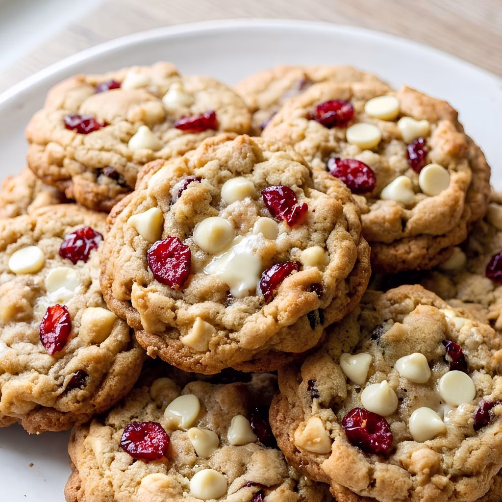 Cranberry White Chocolate Cookies Recipe