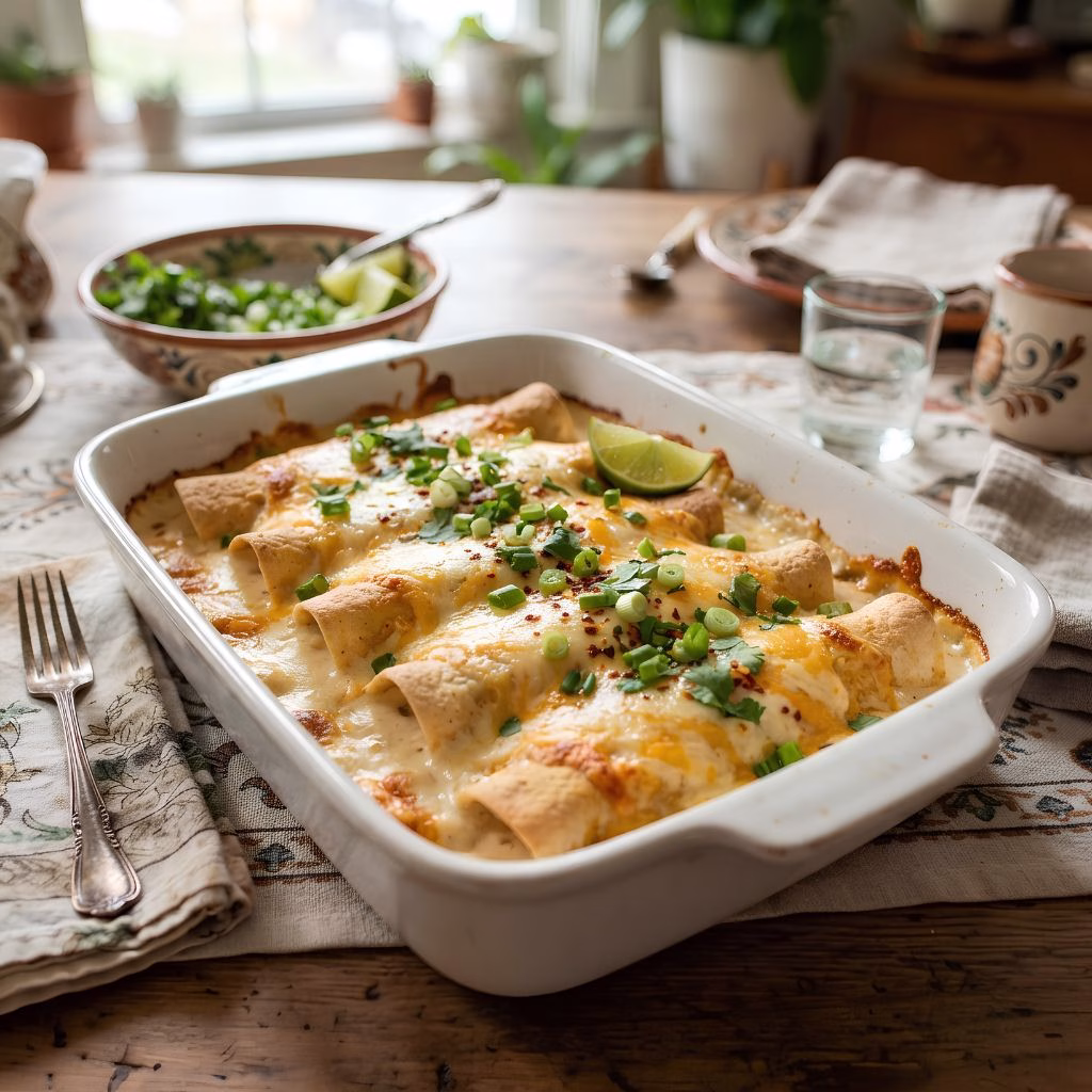 Cream Cheese Chicken Enchiladas Recipe