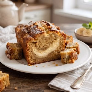 Cream Cheese Swirl Banana Bread Recipe