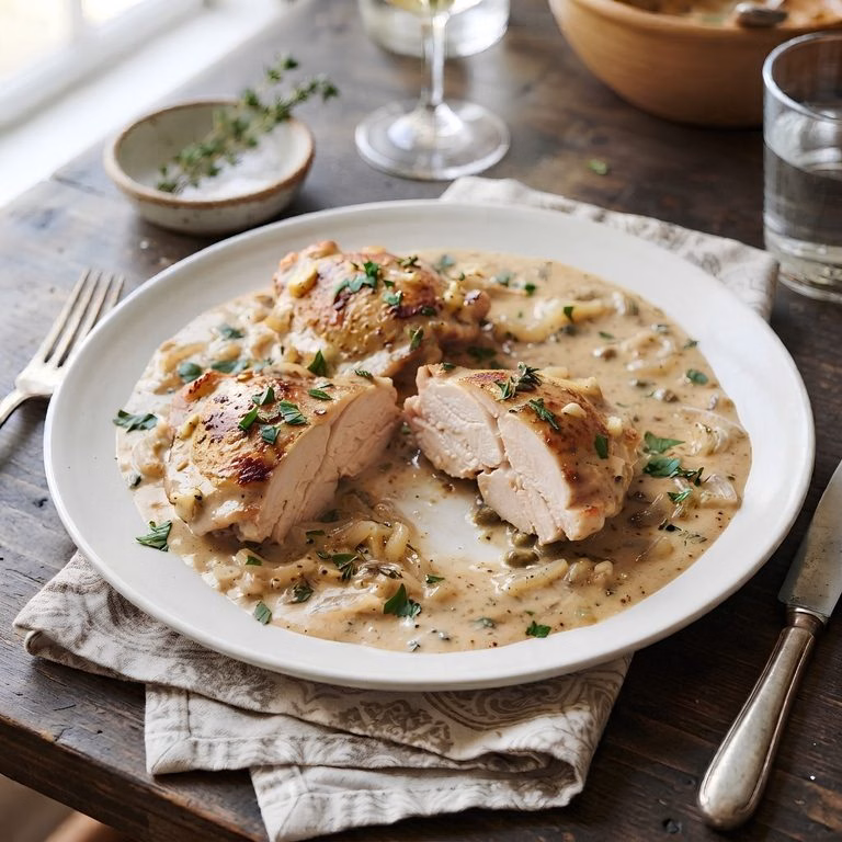 Creamy Dijon Chicken Thighs Recipe