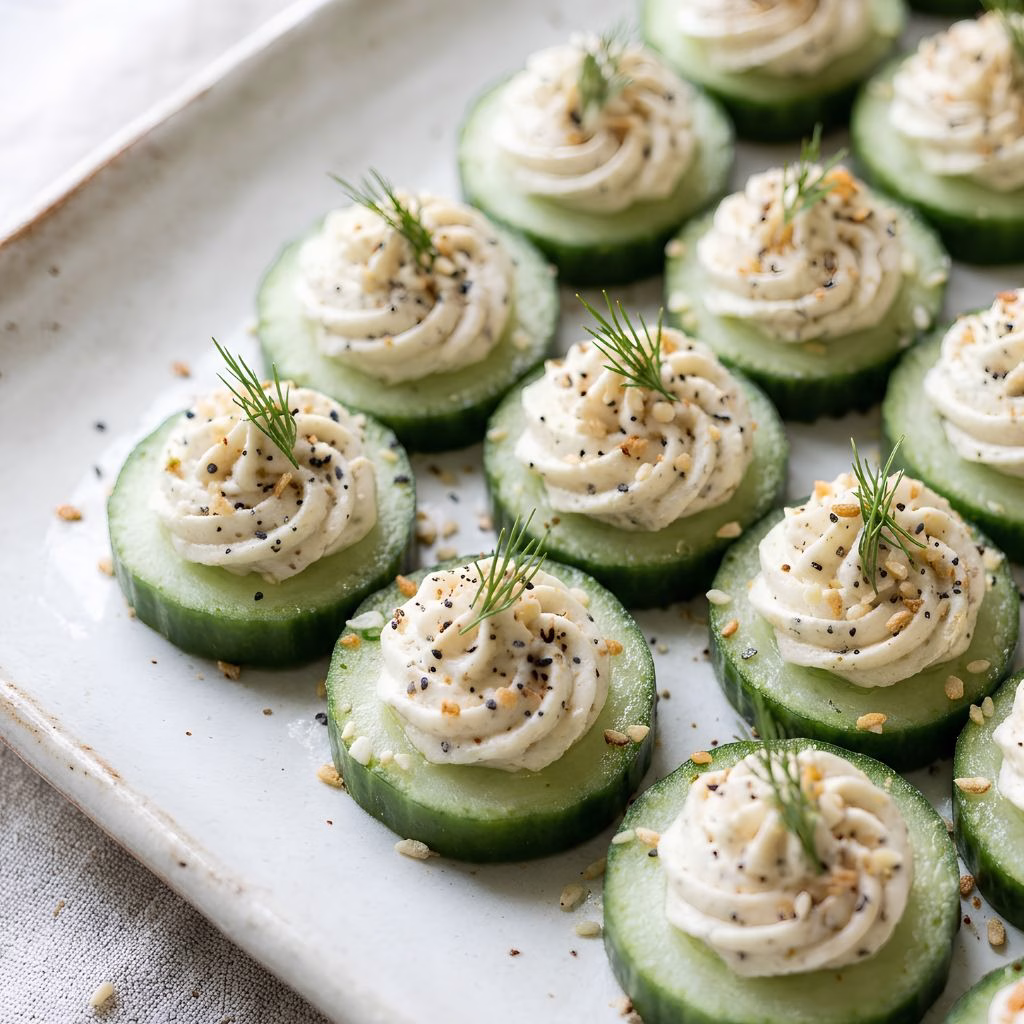 Cucumber Cream Cheese Bites Recipe